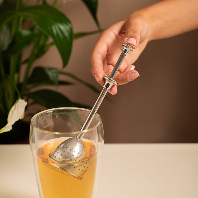 Infusor Redondo Por Pressão - Tea Shop Brasil