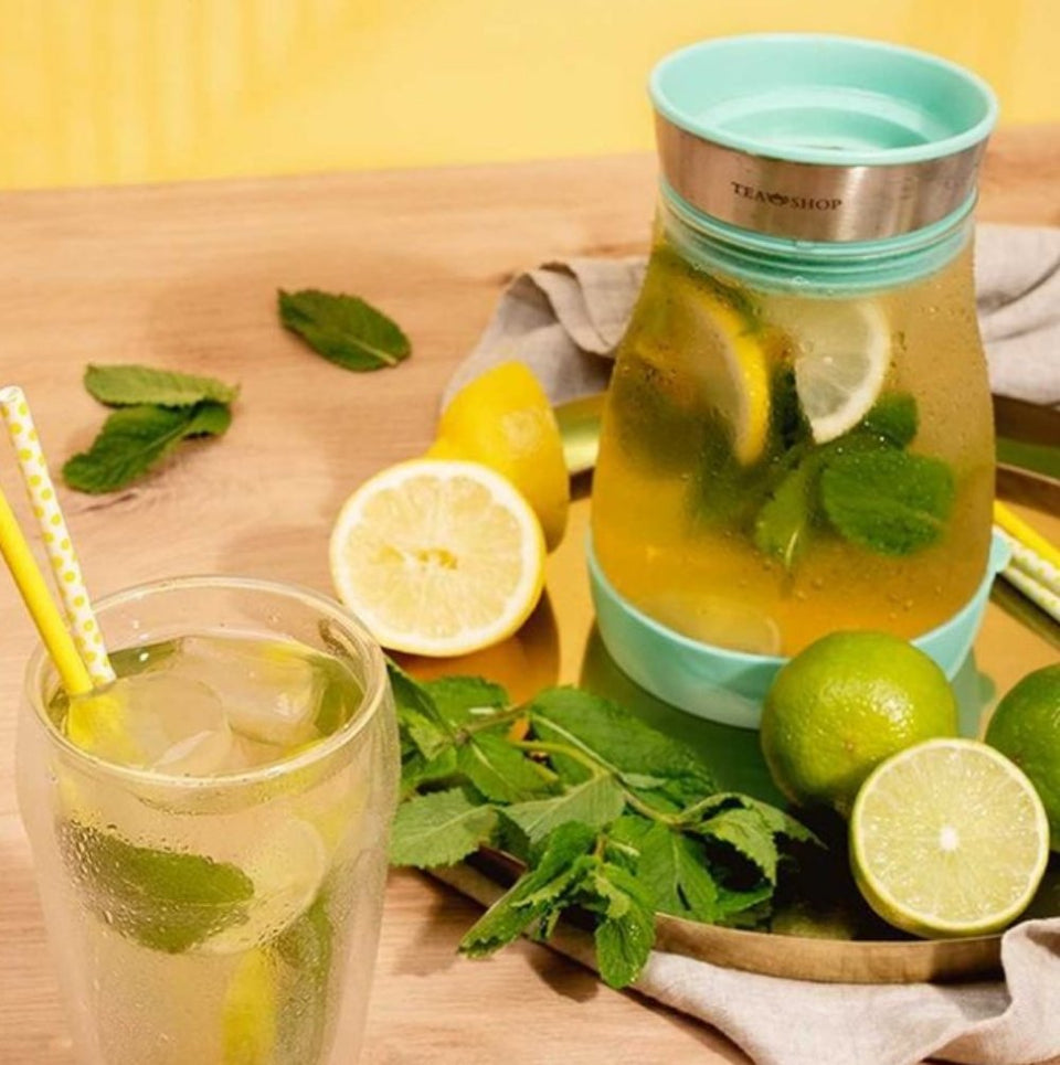 Jarra de vidro com infusor Hot & Iced Tea Jug - Tea Shop - Tea Shop Brasil