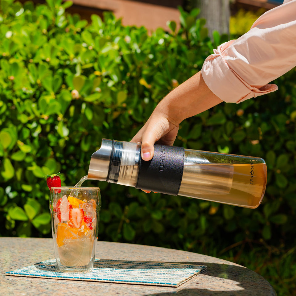 Jarra de Vidro Tea Jug - Tea Shop Brasil