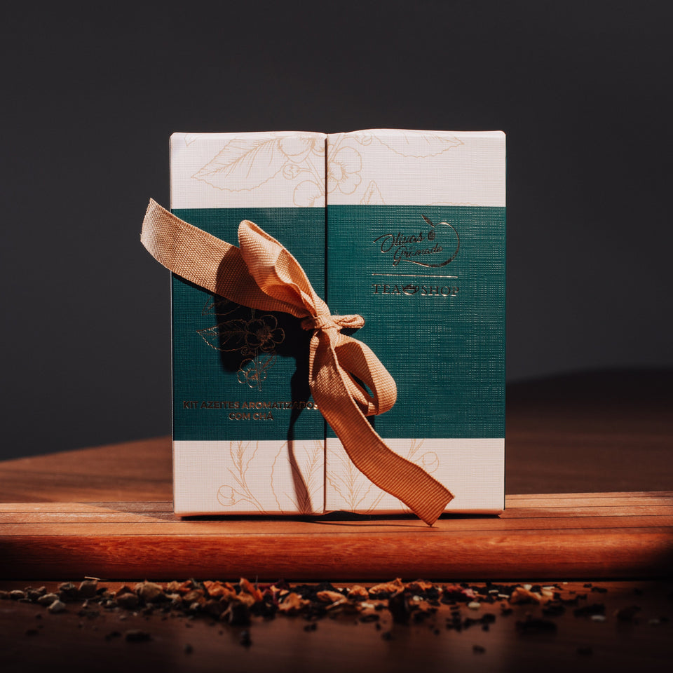 Kit Azeites com Chá - Tea Shop - Tea Shop Brasil