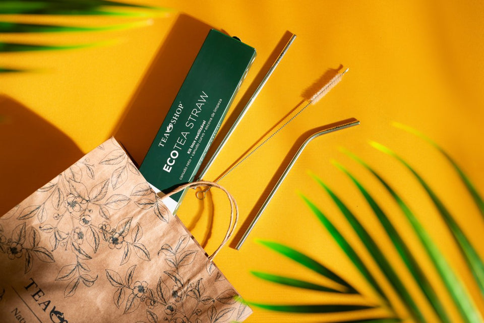 Kit Canudos Ecológicos Ecotea Straw - Tea Shop - Tea Shop Brasil