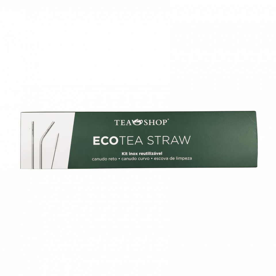Kit Canudos Ecológicos Ecotea Straw - Tea Shop - Tea Shop Brasil