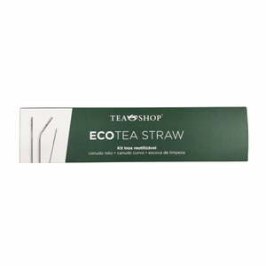 Kit Canudos Ecológicos Ecotea Straw - Tea Shop