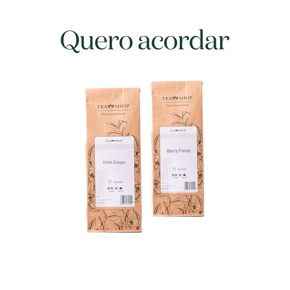 Kit Quero Acordar - Tea Shop