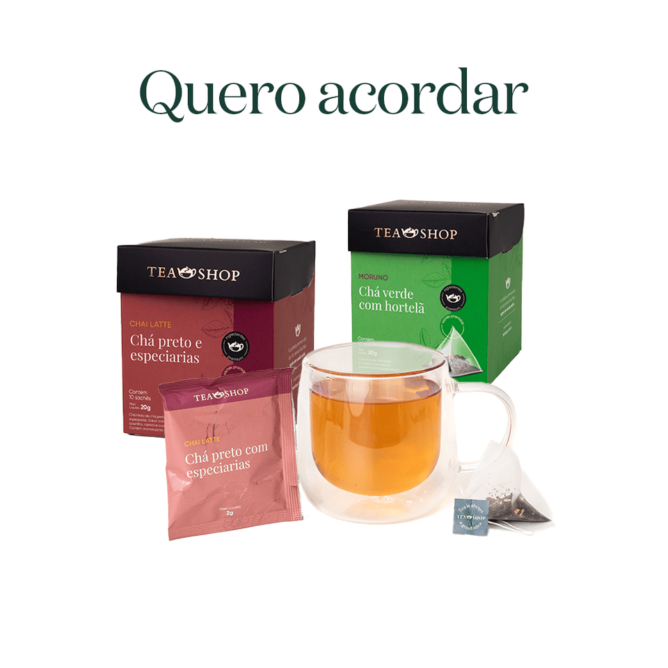 Kit Quero Acordar – Versão Sachê - Tea Shop