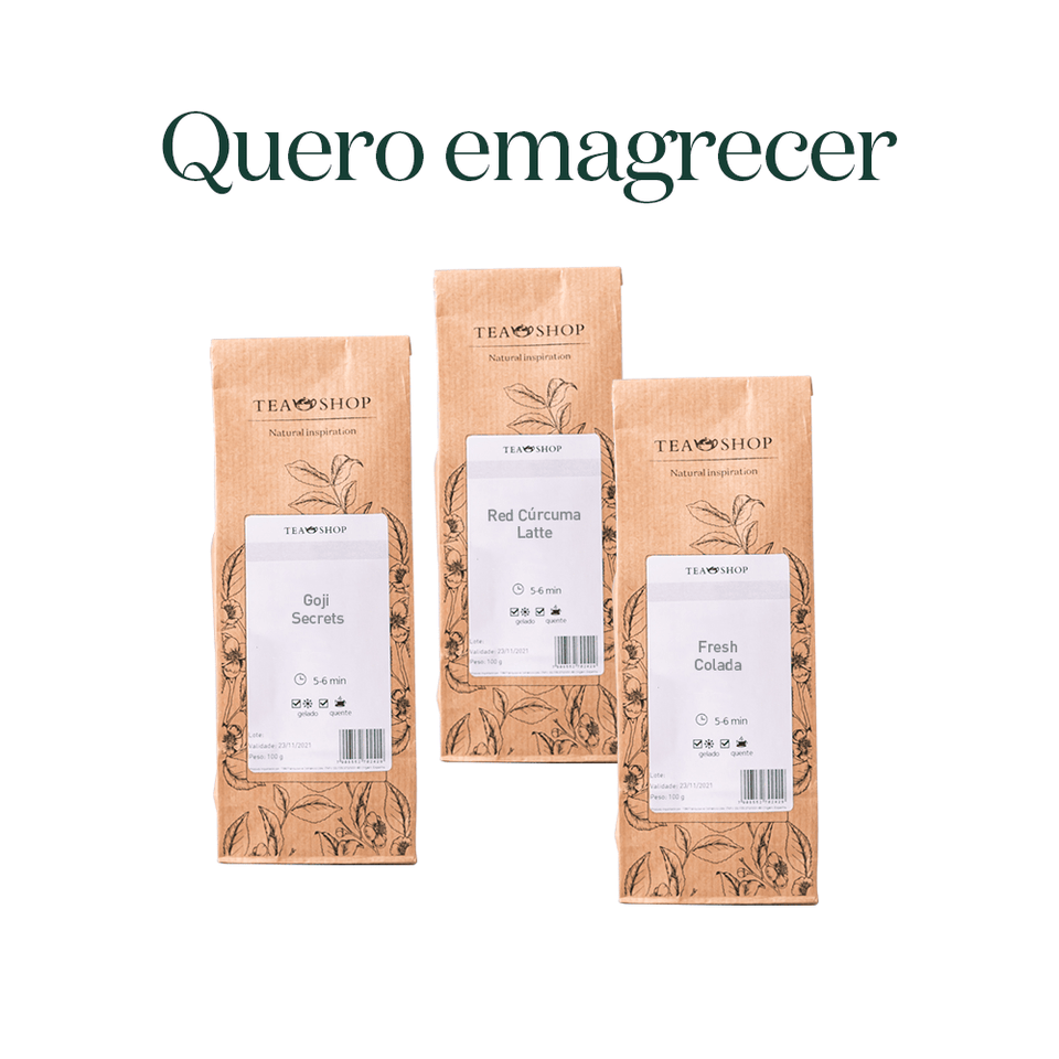 Kit Quero Emagrecer - Tea Shop