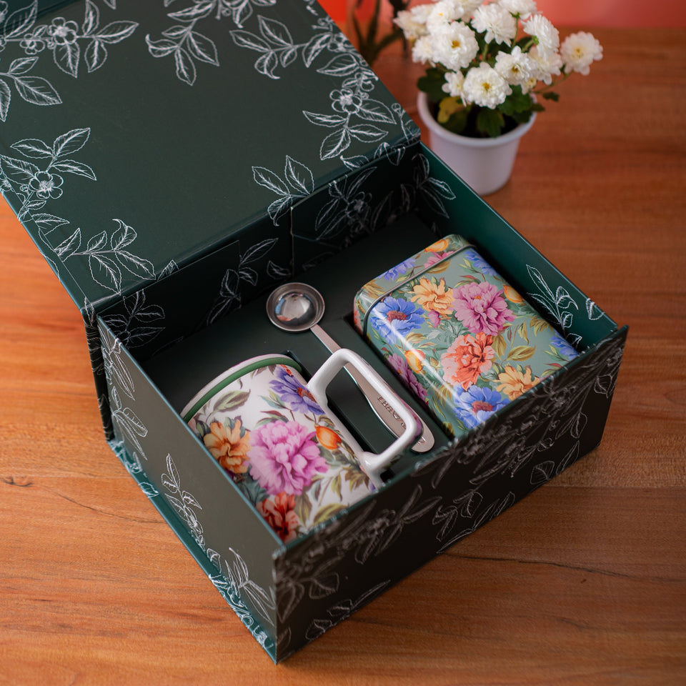 Kit Tea Time Romantic Garden - Tea Shop Brasil
