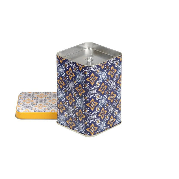 Lata Azulejo Português Yellow - 100g - Tea Shop Brasil