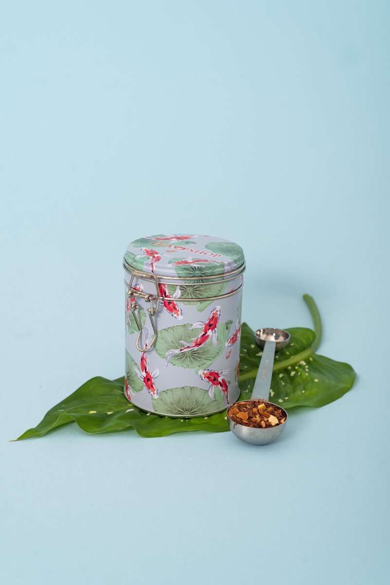 Lata Circular para chá Koi - 250g - Tea Shop Brasil