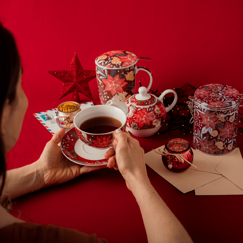 Lata Circular para chá Ornament 250g - Tea Shop - Tea Shop Brasil