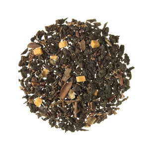 Minitin Azulejo Português Amarillo Blue com Chá Oolong Crème Brûlée - Tea Shop Brasil