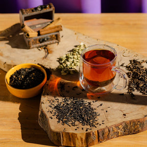 Minitin Hamsa Purple com Chá Preto Pakistani - Tea Shop Brasil