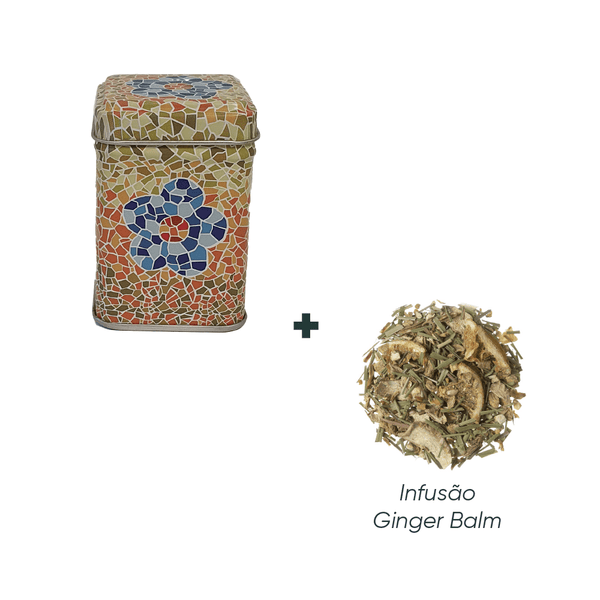 Minitin Origenes Flor com Infusão Ginger Balm - Tea Shop Brasil