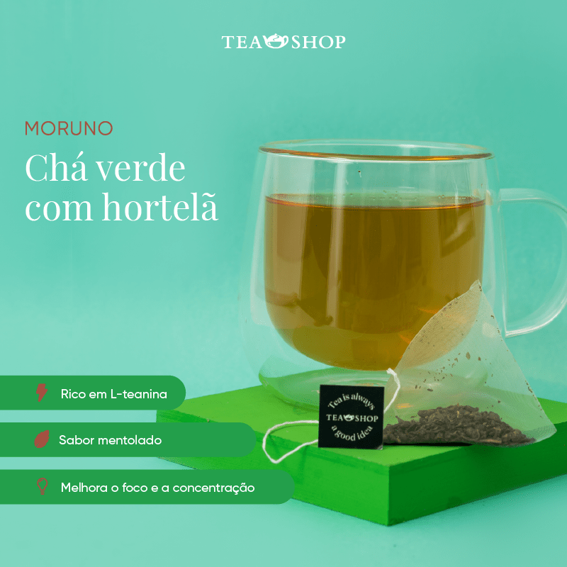 Moruno - Caixa Sachês Piramidais (10 Saches) - Tea Shop Brasil