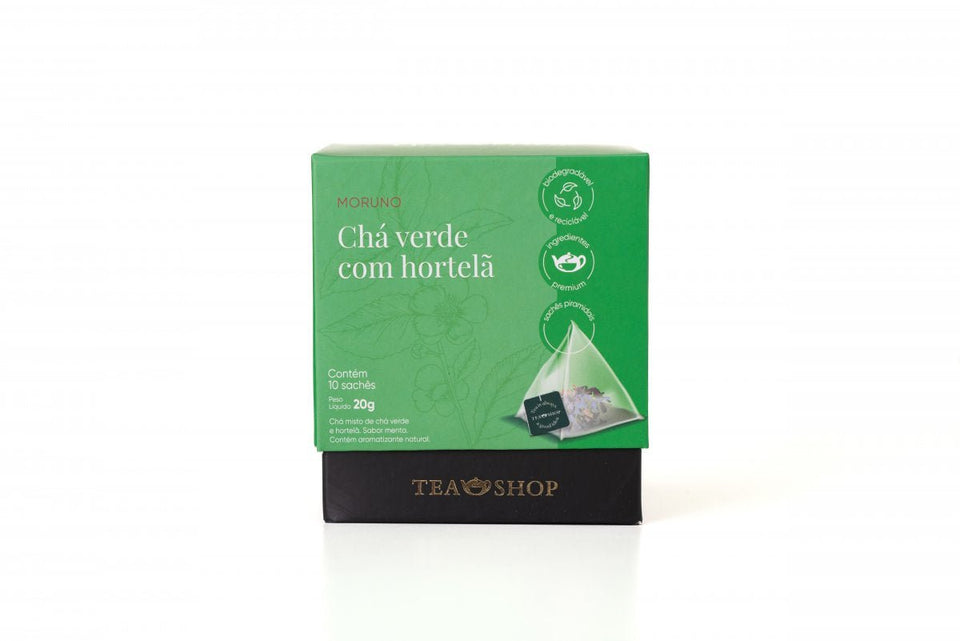 Moruno - Caixa Sachês Piramidais (10 Saches) - Tea Shop Brasil
