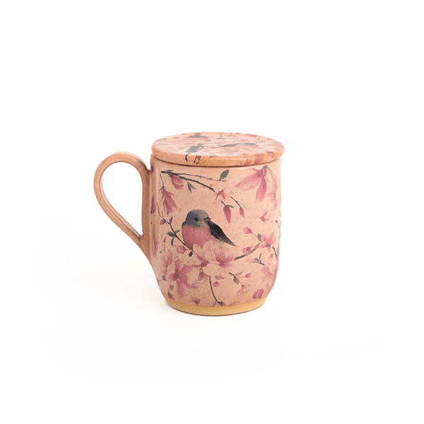Mug Encontro Rosa - Tea Shop Brasil