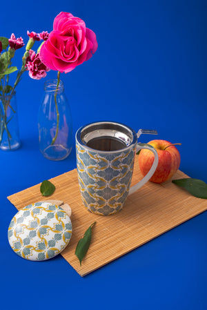 Mug Super Jumbo Turquoise - Tea Shop Brasil