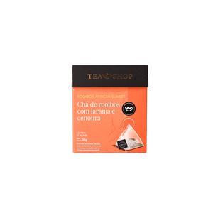 Rooibos African Sunset - Caixa Sachês Piramidais - Tea Shop Brasil