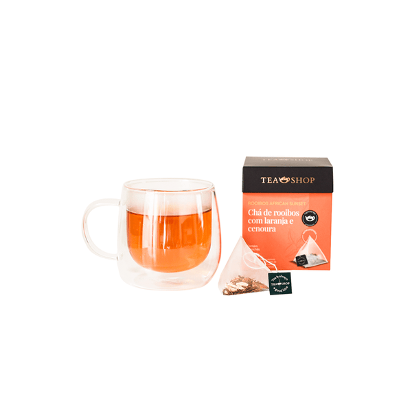 Rooibos African Sunset - Caixa Sachês Piramidais - Tea Shop Brasil