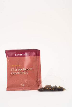 Sachê Piramidal Individual - Chai Latte - Tea Shop Brasil