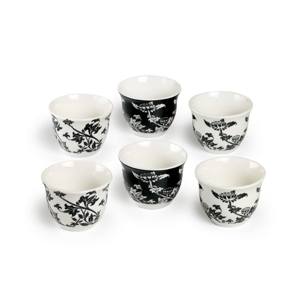 Set Copos de Porcelana Flowery - Tea Shop - Tea Shop Brasil