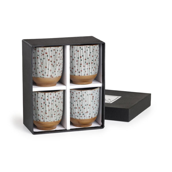Set Copos de Porcelana Japonesa Yunomi - Tea Shop - Tea Shop Brasil