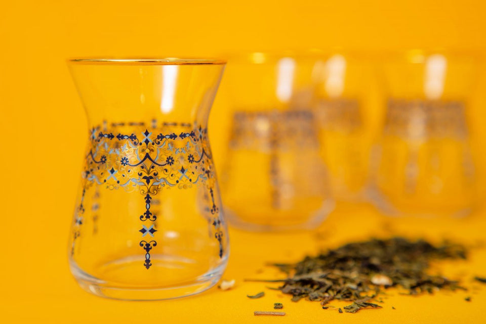 Set copos turcos Turkish Glasses - Tea Shop - Tea Shop Brasil