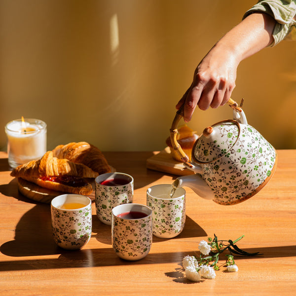 Set Floral Garden - Tea Shop Brasil