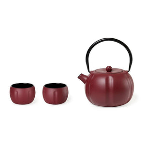 Set Iron Teapot Kabocha - Tea Shop
