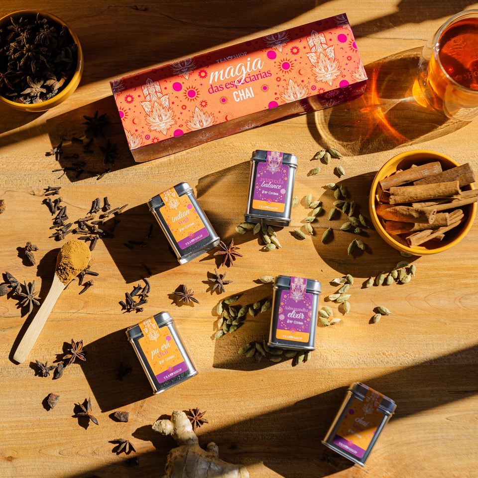 Set Magia das Especiarias Chai - Tea Shop Brasil