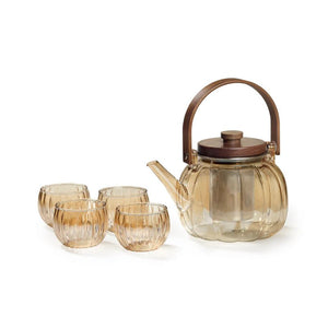 Set Pumpkin Teapot - Tea Shop Brasil