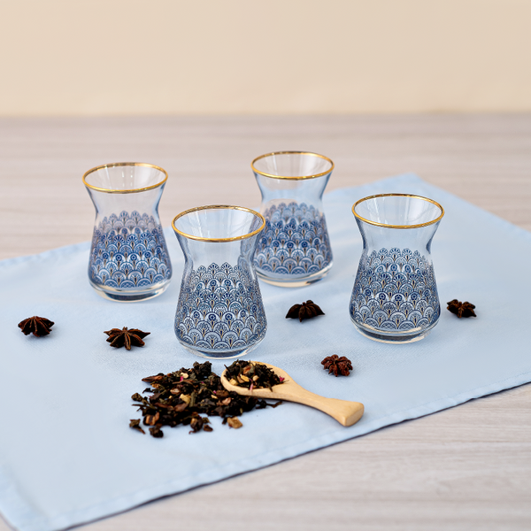 Set copos turcos Turkish Glasses Arabia - Tea Shop