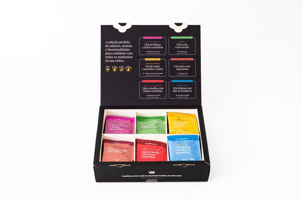 Tea Selection Box - 30 Sachês - Tea Shop Brasil