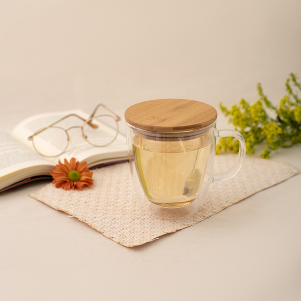 Wood Lid Mug - Tea Shop